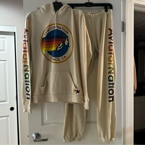 Aviator nation sweatshirt and sweatpants
